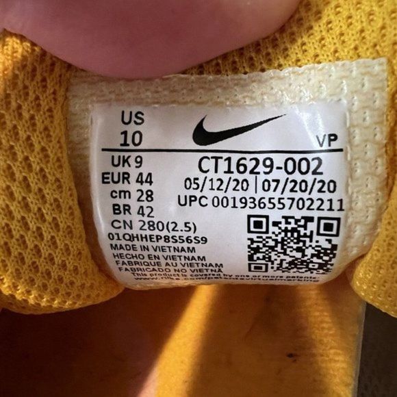 Mens Nike Zoom Pulse Gray Slip On Athletic Shoes Sneakers Size‎ 10 M GUC - Picture 6 of 6